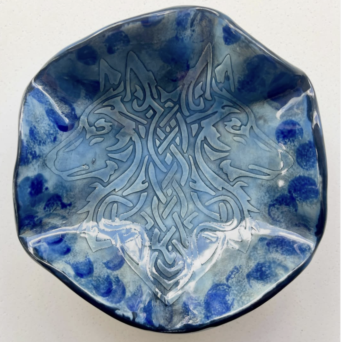 Handmade ceramic piece by Unruly Clay